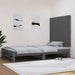 Tăblie de pat pentru perete, gri, 108x3x90 cm, lemn masiv pin - WALTI WALTI