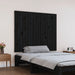 Tăblie de pat pentru perete, negru, 108x3x90 cm, lemn masiv pin - WALTI WALTI