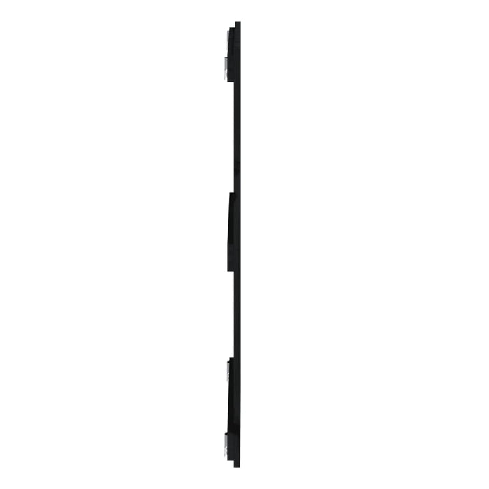 Tăblie de pat pentru perete, negru, 108x3x90 cm, lemn masiv pin - WALTI WALTI