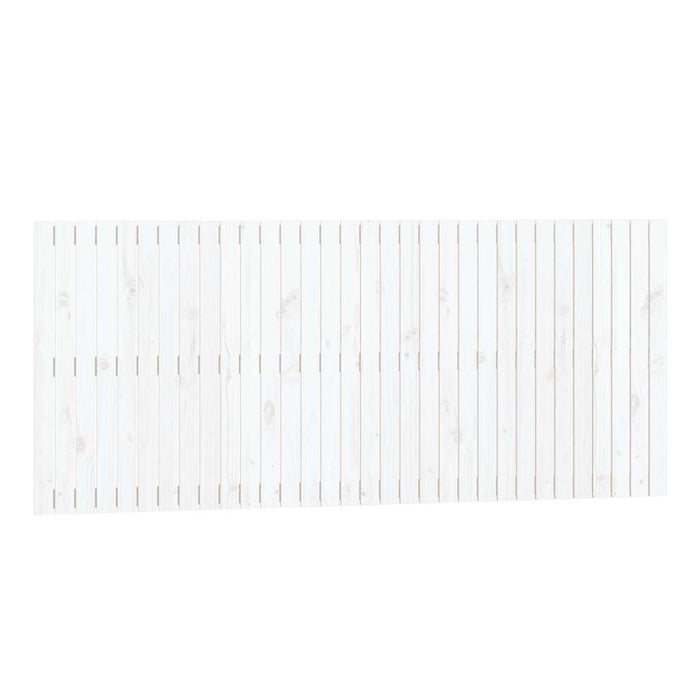 Tăblie de pat pentru perete, alb, 204x3x90 cm, lemn masiv pin - WALTI WALTI