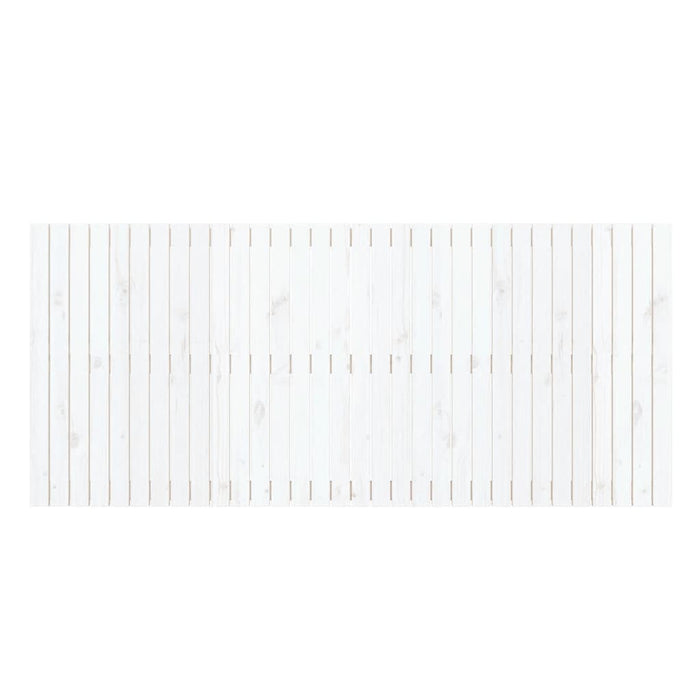 Tăblie de pat pentru perete, alb, 204x3x90 cm, lemn masiv pin - WALTI WALTI