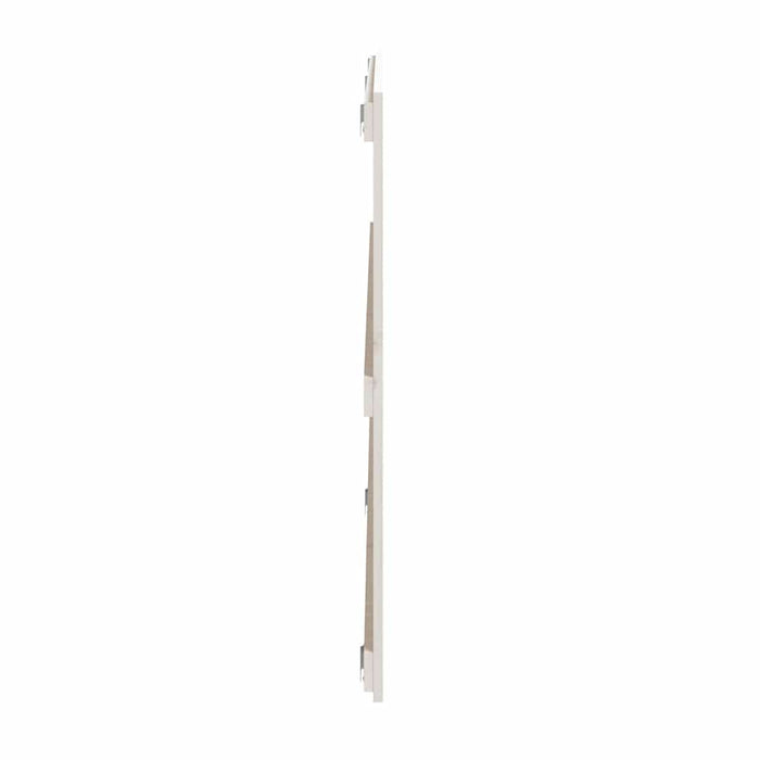 Tăblie de pat pentru perete, alb, 204x3x90 cm, lemn masiv pin - WALTI WALTI