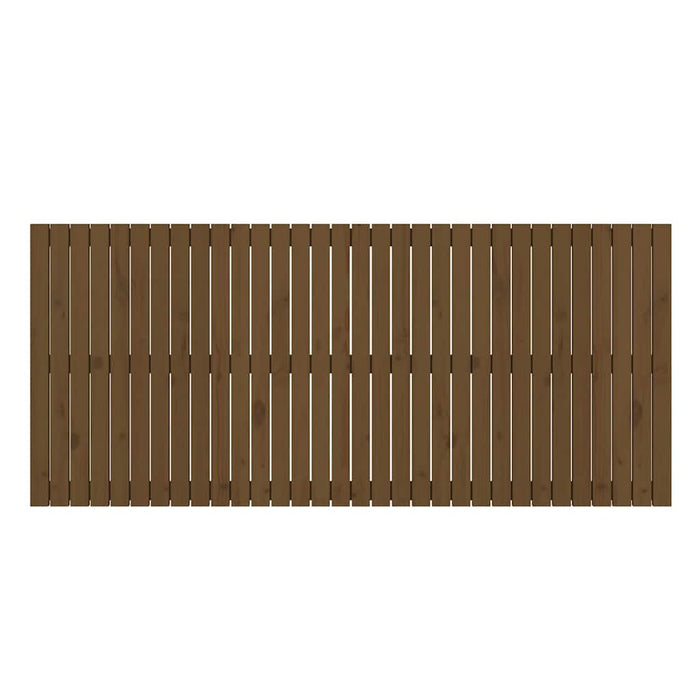 Tăblie de pat pentru perete, maro miere, 204x3x90 cm - WALTI WALTI