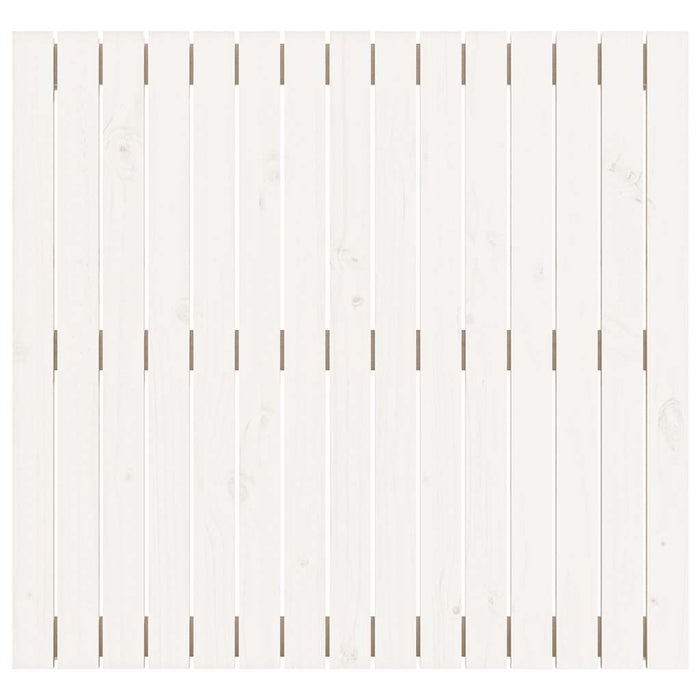 Tăblie de pat pentru perete, alb, 95,5x3x90 cm, lemn masiv pin - WALTI WALTI