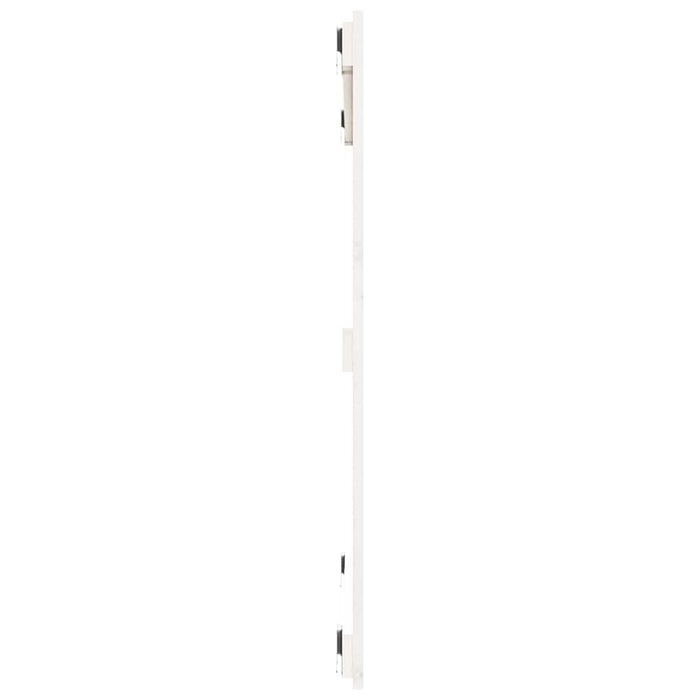 Tăblie de pat pentru perete, alb, 95,5x3x90 cm, lemn masiv pin - WALTI WALTI