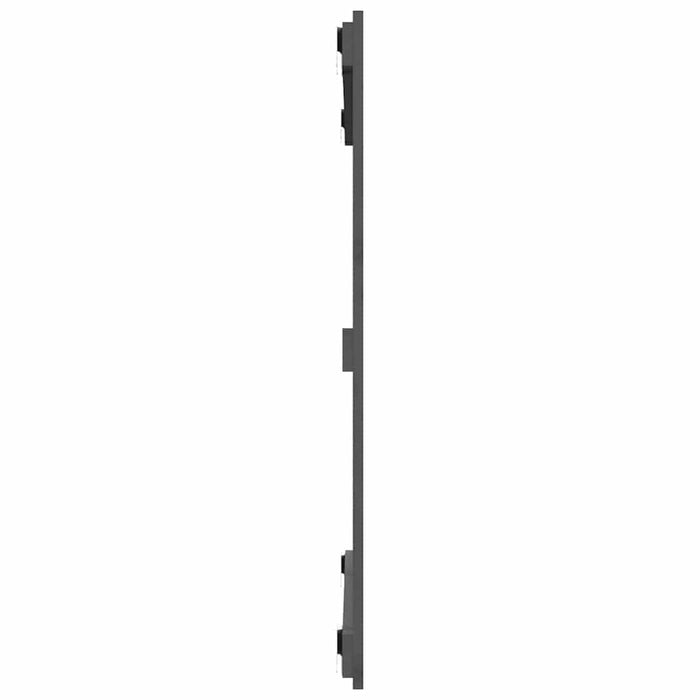 Tăblie de pat pentru perete, gri, 95,5x3x90 cm, lemn masiv pin - WALTI WALTI