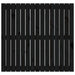 Tăblie de pat pentru perete, negru, 95,5x3x90cm, lemn masiv pin - WALTI WALTI