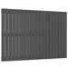 Tăblie de pat pentru perete, gri, 127,5x3x90 cm, lemn masiv pin - WALTI WALTI