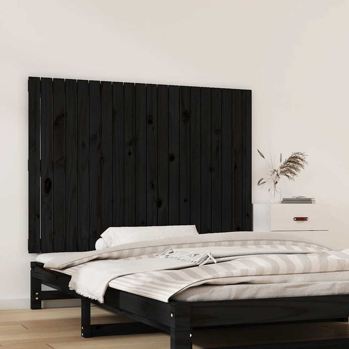 Tăblie de pat pentru perete, negru, 127,5x3x90 cm - WALTI WALTI