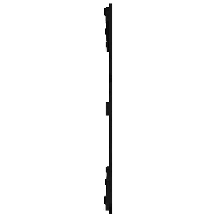 Tăblie de pat pentru perete, negru, 127,5x3x90 cm - WALTI WALTI