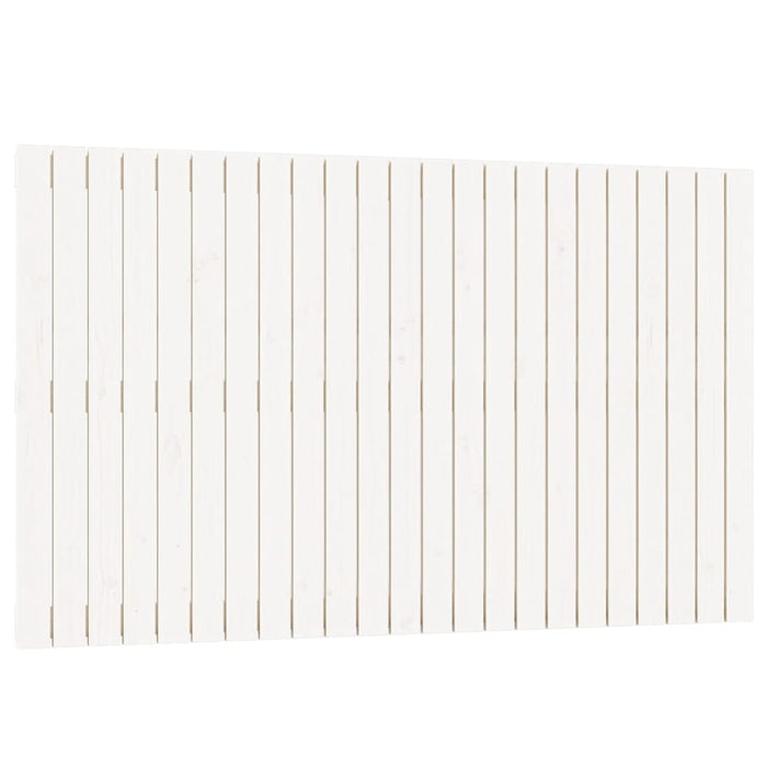 Tăblie de pat pentru perete, alb, 147x3x90 cm, lemn masiv pin - WALTI WALTI