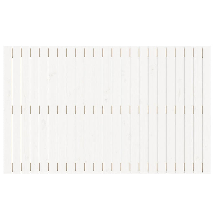Tăblie de pat pentru perete, alb, 147x3x90 cm, lemn masiv pin - WALTI WALTI