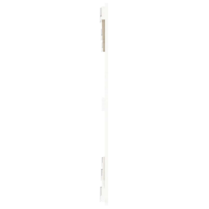 Tăblie de pat pentru perete, alb, 147x3x90 cm, lemn masiv pin - WALTI WALTI