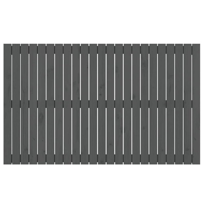 Tăblie de pat pentru perete, gri, 147x3x90 cm, lemn masiv pin - WALTI WALTI