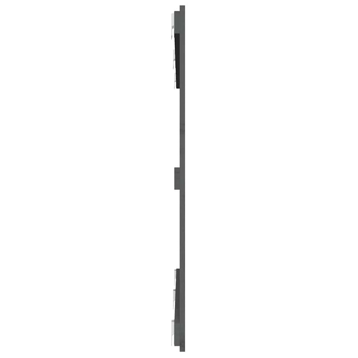 Tăblie de pat pentru perete, gri, 147x3x90 cm, lemn masiv pin - WALTI WALTI