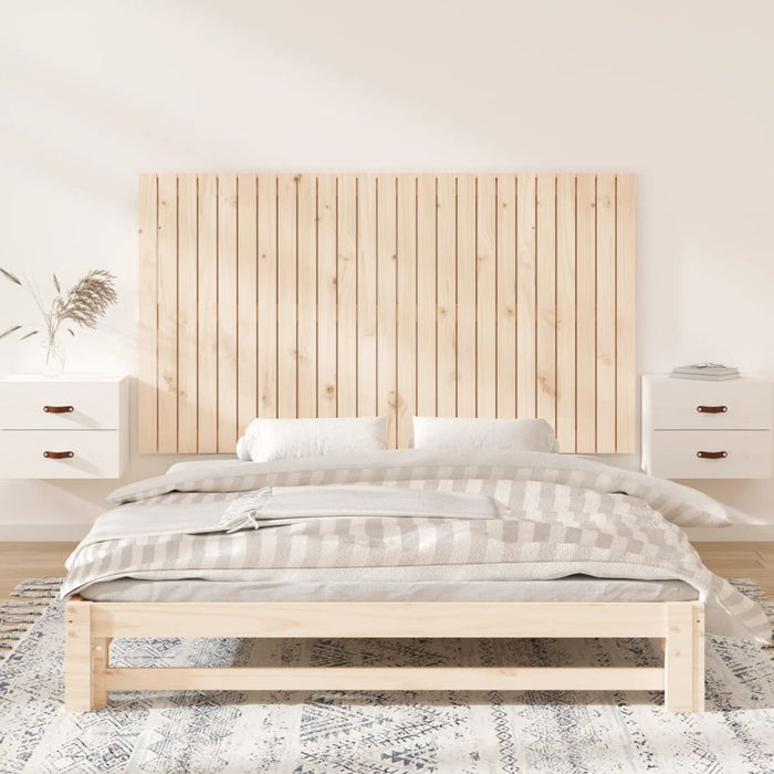 Tăblie de pat pentru perete, 159,5x3x90 cm, lemn masiv de pin - WALTI WALTI