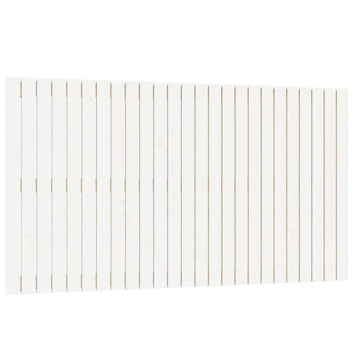Tăblie de pat pentru perete, alb, 159,5x3x90 cm, lemn masiv pin - WALTI WALTI