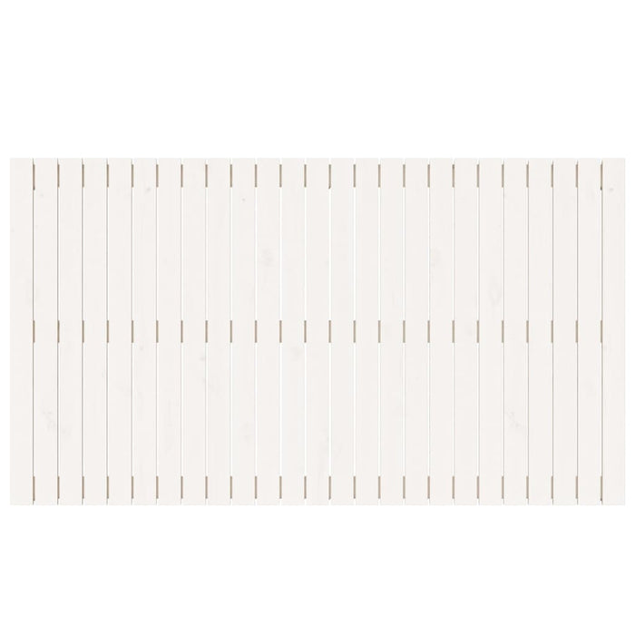 Tăblie de pat pentru perete, alb, 159,5x3x90 cm, lemn masiv pin - WALTI WALTI