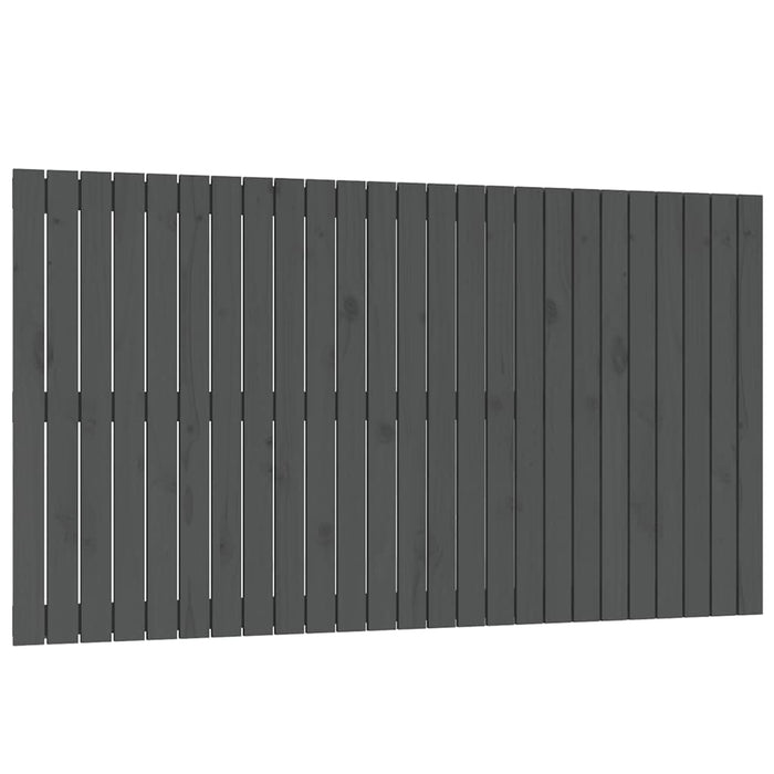 Tăblie de pat pentru perete, gri, 159,5x3x90 cm, lemn masiv pin - WALTI WALTI