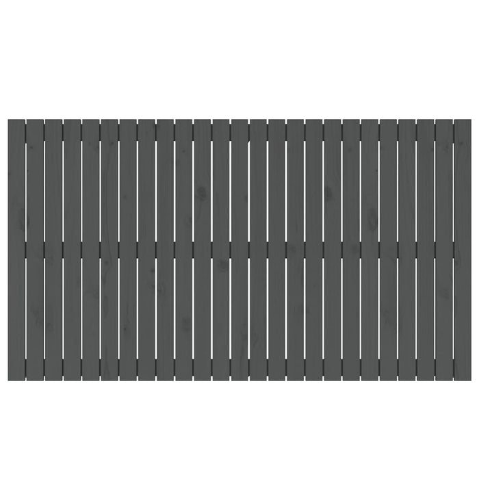 Tăblie de pat pentru perete, gri, 159,5x3x90 cm, lemn masiv pin - WALTI WALTI