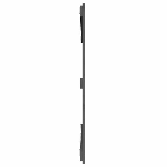 Tăblie de pat pentru perete, gri, 159,5x3x90 cm, lemn masiv pin - WALTI WALTI