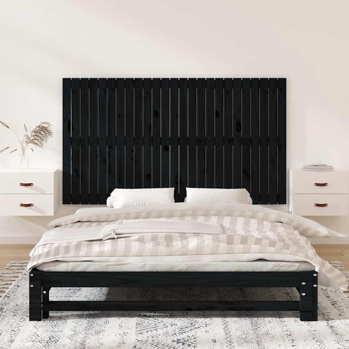 Tăblie de pat pentru perete, negru, 159,5x3x90 cm - WALTI WALTI