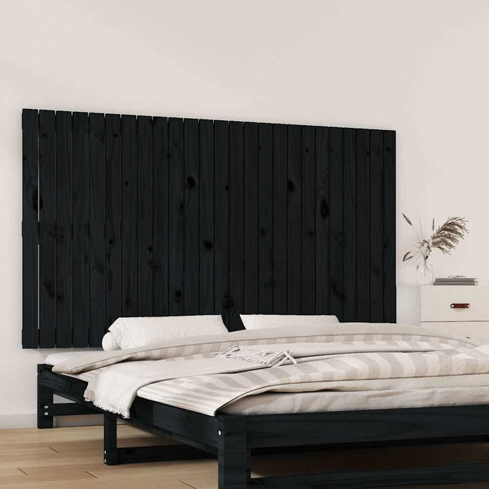 Tăblie de pat pentru perete, negru, 159,5x3x90 cm - WALTI WALTI