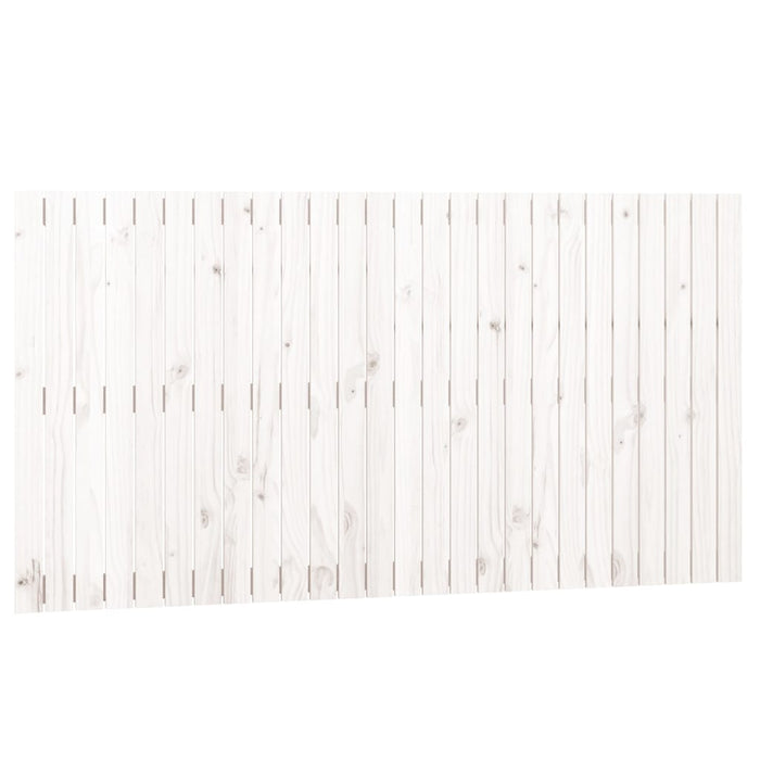 Tăblie de pat pentru perete, alb, 166x3x90 cm, lemn masiv pin - WALTI WALTI