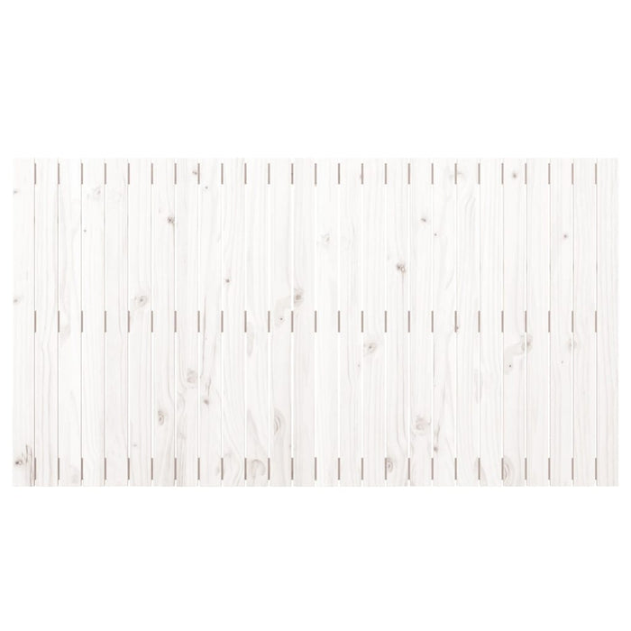 Tăblie de pat pentru perete, alb, 166x3x90 cm, lemn masiv pin - WALTI WALTI