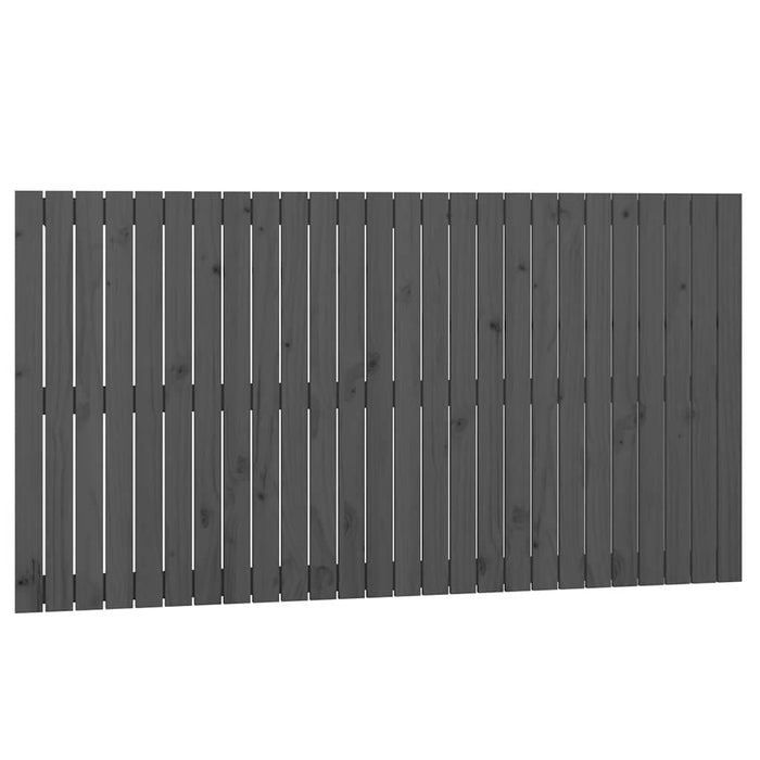 Tăblie de pat pentru perete, gri, 166x3x90 cm, lemn masiv pin - WALTI WALTI