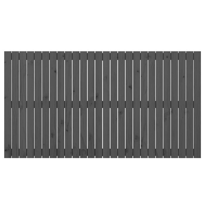 Tăblie de pat pentru perete, gri, 166x3x90 cm, lemn masiv pin - WALTI WALTI