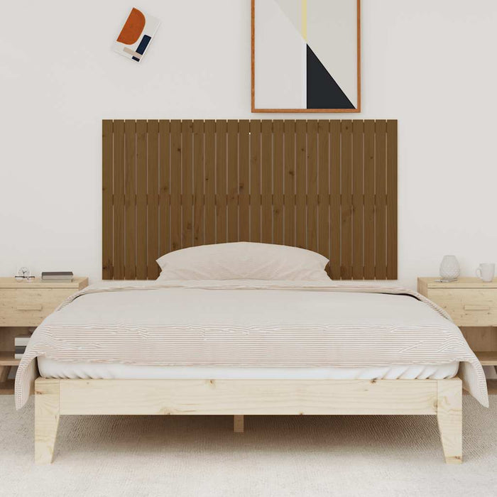 Tăblie de pat pentru perete, maro miere, 166x3x90 cm, lemn pin - WALTI WALTI