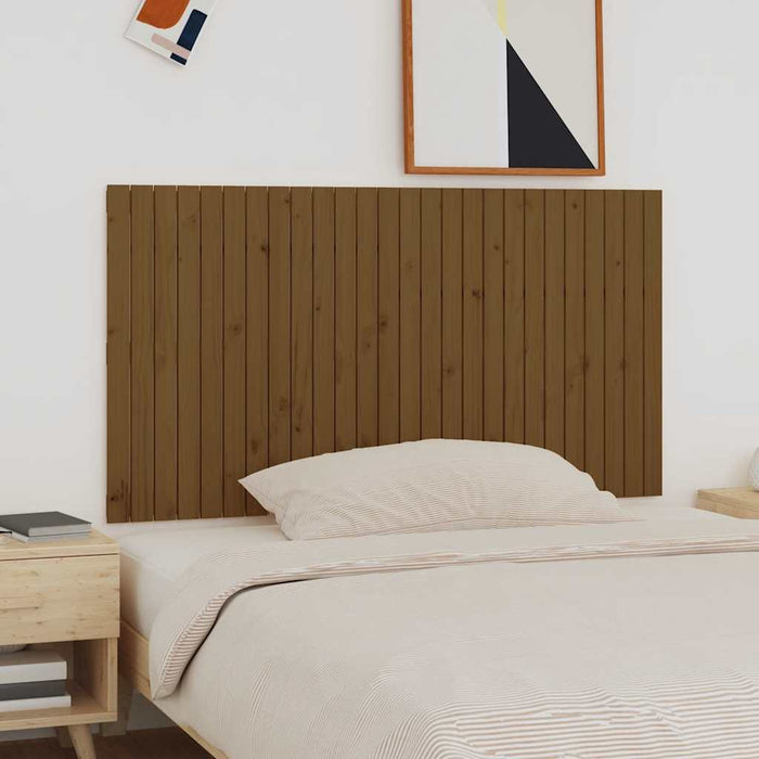 Tăblie de pat pentru perete, maro miere, 166x3x90 cm, lemn pin - WALTI WALTI