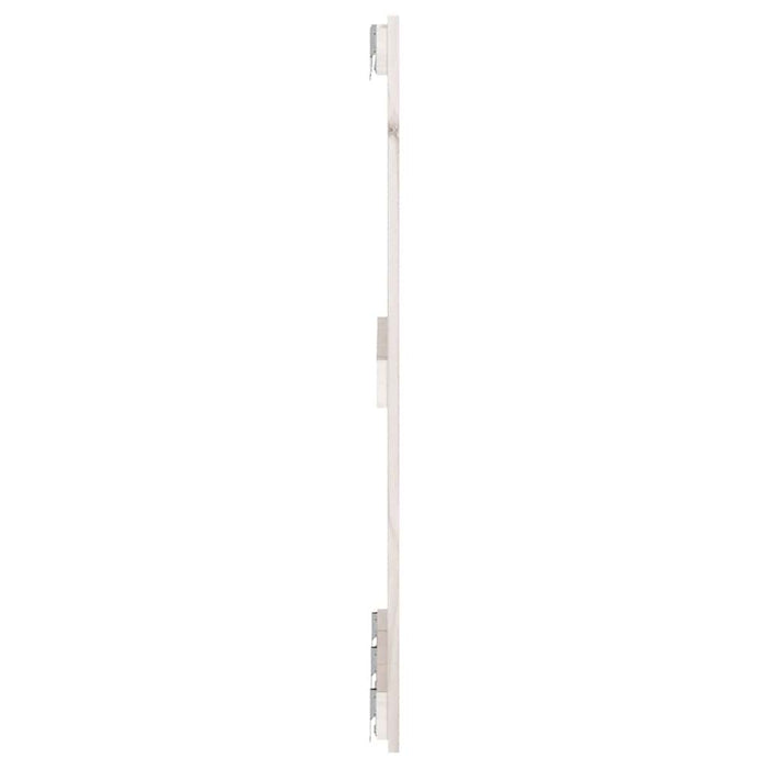 Tăblie de pat pentru perete, alb, 185x3x90 cm, lemn masiv pin - WALTI WALTI