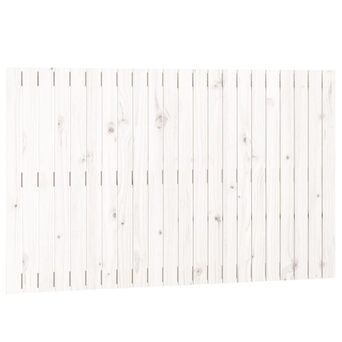 Tăblie de pat pentru perete, alb, 140x3x90 cm, lemn masiv pin - WALTI WALTI