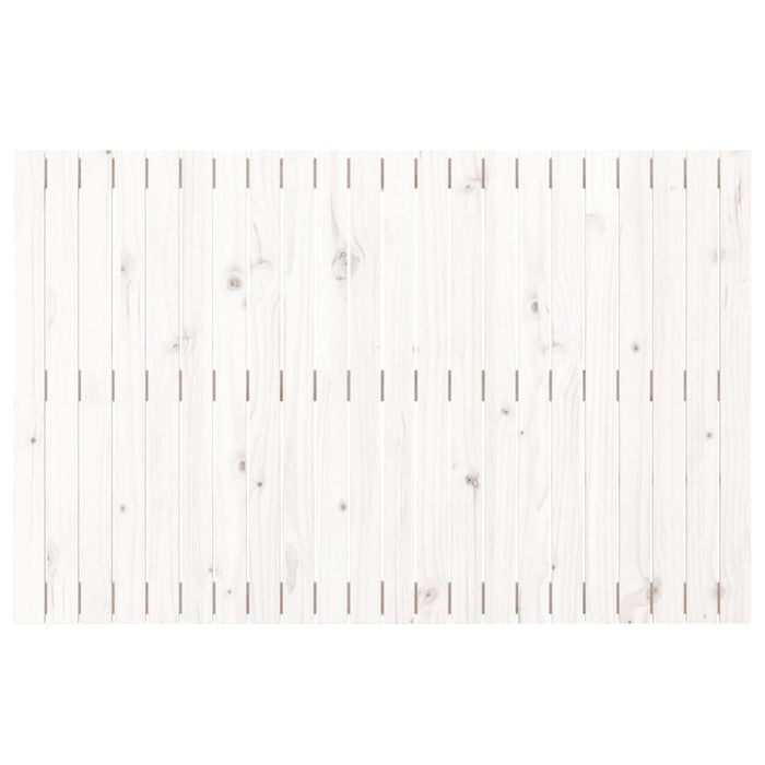 Tăblie de pat pentru perete, alb, 140x3x90 cm, lemn masiv pin - WALTI WALTI