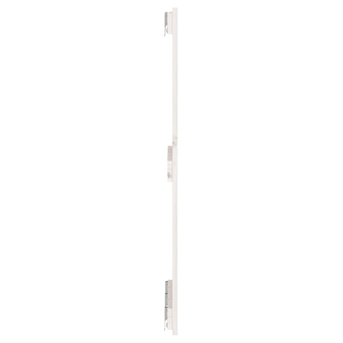 Tăblie de pat pentru perete, alb, 140x3x90 cm, lemn masiv pin - WALTI WALTI