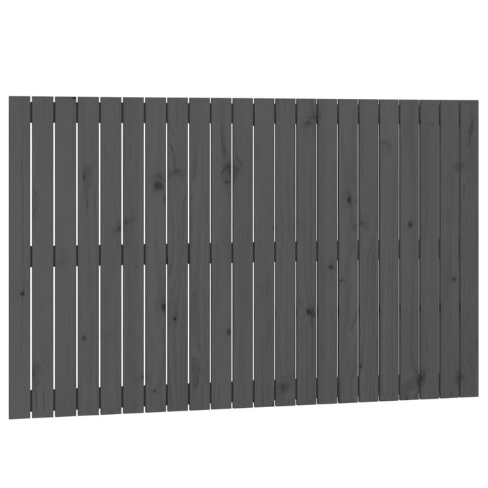 Tăblie de pat pentru perete, gri, 140x3x90 cm, lemn masiv pin - WALTI WALTI