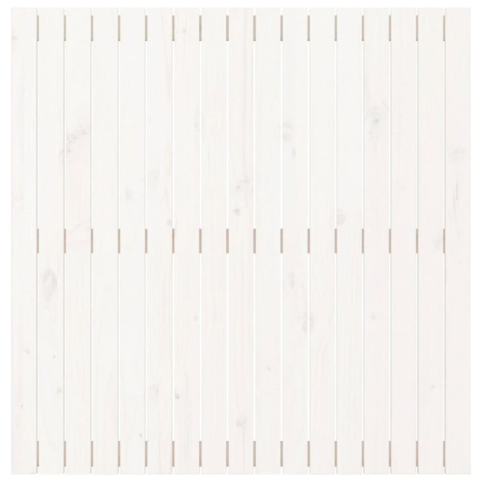 Tăblie de pat pentru perete, alb, 108x3x110 cm, lemn masiv pin - WALTI WALTI