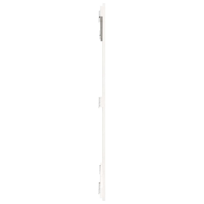 Tăblie de pat pentru perete, alb, 108x3x110 cm, lemn masiv pin - WALTI WALTI