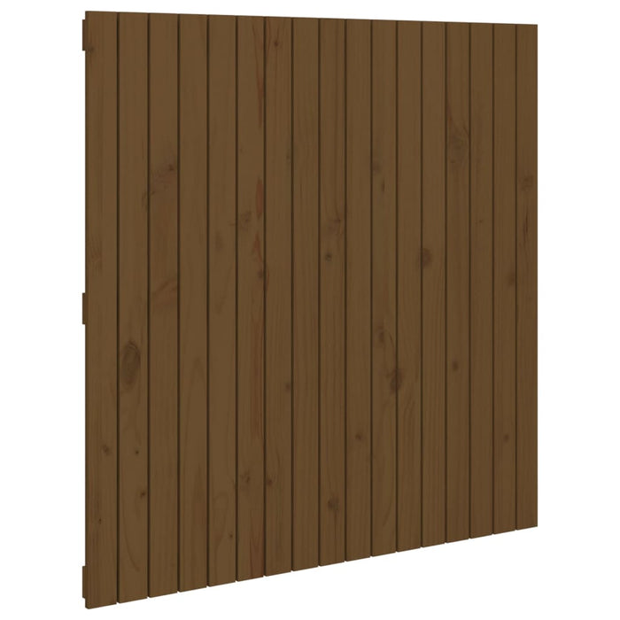 Tăblie de pat pentru perete, maro miere, 108x3x110 cm, lemn pin - WALTI WALTI