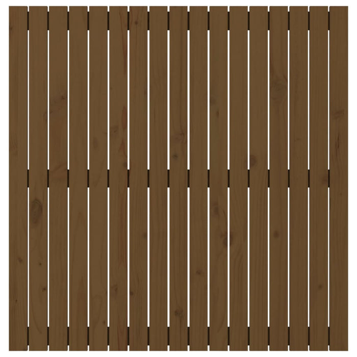Tăblie de pat pentru perete, maro miere, 108x3x110 cm, lemn pin - WALTI WALTI
