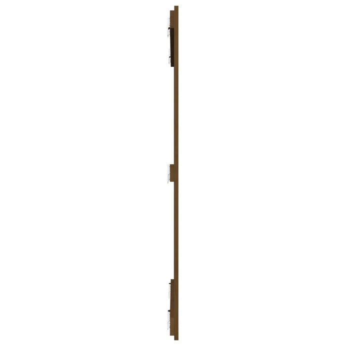 Tăblie de pat pentru perete, maro miere, 108x3x110 cm, lemn pin - WALTI WALTI