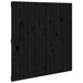 Tăblie de pat pentru perete, negru, 108x3x110 cm lemn masiv pin - WALTI WALTI