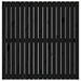 Tăblie de pat pentru perete, negru, 108x3x110 cm lemn masiv pin - WALTI WALTI