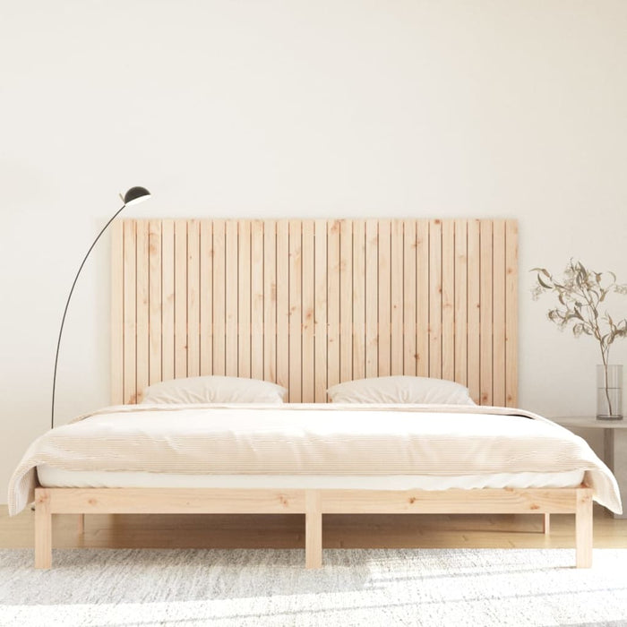 Tăblie de pat pentru perete, 204x3x110 cm, lemn masiv de pin - WALTI WALTI
