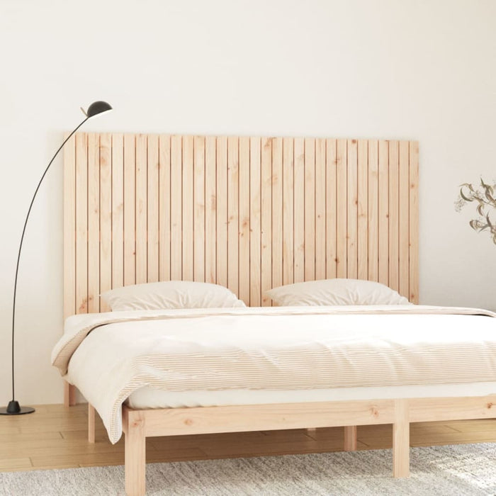 Tăblie de pat pentru perete, 204x3x110 cm, lemn masiv de pin - WALTI WALTI