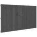 Tăblie de pat pentru perete, gri, 204x3x110 cm, lemn masiv pin - WALTI WALTI