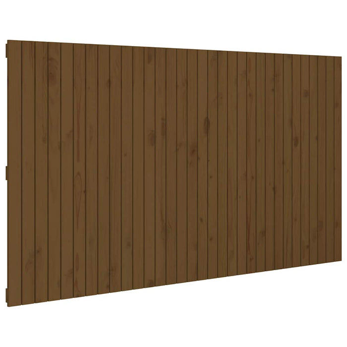 Tăblie de pat pentru perete, maro miere, 204x3x110 cm, lemn pin - WALTI WALTI