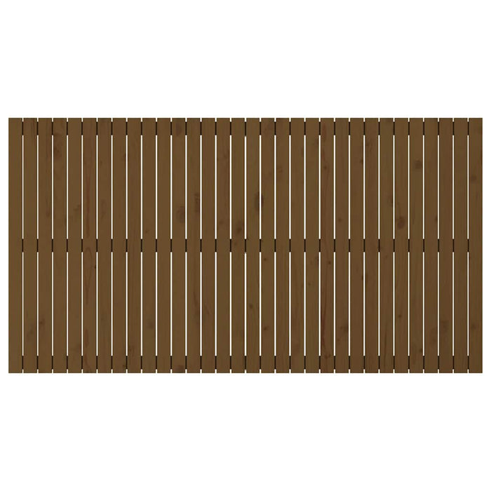 Tăblie de pat pentru perete, maro miere, 204x3x110 cm, lemn pin - WALTI WALTI